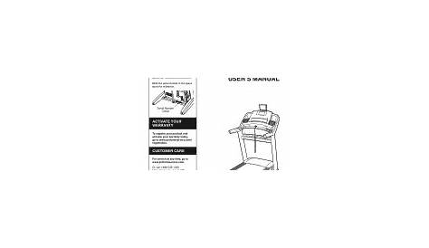 ProForm Pro 5000 Treadmill Manual