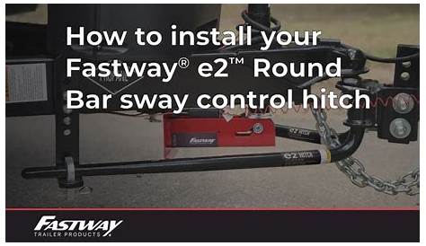 How To Install Your Fastway e2 Round Bar Sway Control / Weight