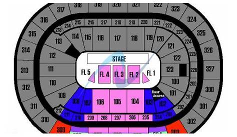 keybank center seating chart for concerts