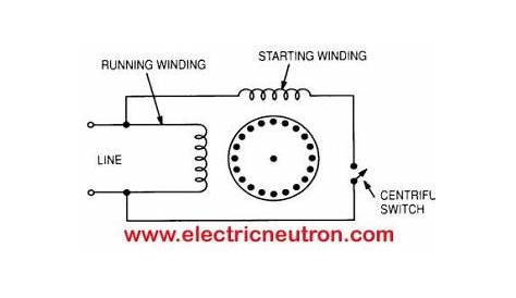 circuit diagram split phase motor