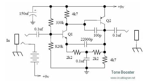 Tone Booster - Circuit Scheme