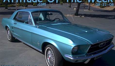 1967 ford mustang paint colors