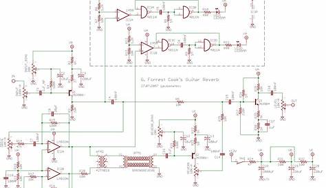 spring reverb circuit diagram