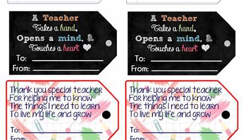 teacher appreciation gift tags printable