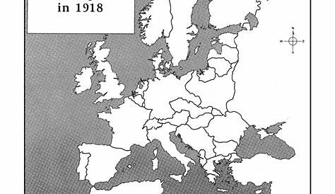 map of europe in 1918 Diagram | Quizlet