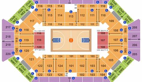 wake forest basketball seating chart