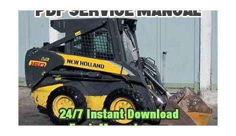 New Holland LS160, LS170 Skid Steer Loader Service Manual