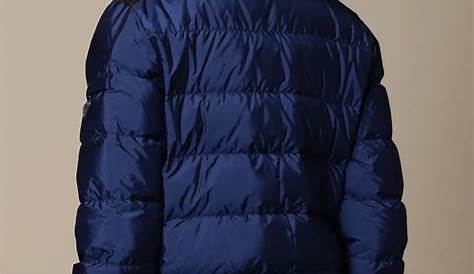 PRADA: down jacket in padded technical fabric - Ink | Prada jacket