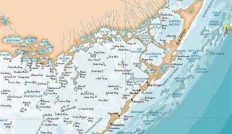 Original Florida Keys Chart - Nautical Art Print Map | eBay