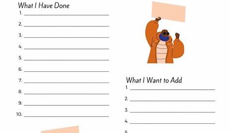 life story worksheet therapist aid - bring your narrative writing to