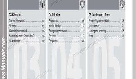volvo c30 owners manual