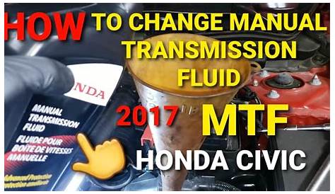 2008 honda civic manual transmission fluid