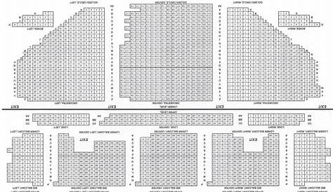 hanover theatre seating chart