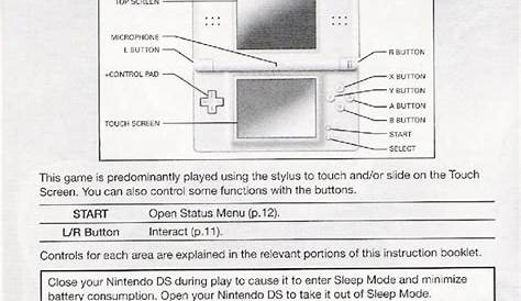Nintendo Ds Operations Manual Pdf - Nintendo Dsi Xl Support Instruction