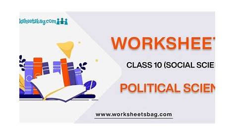 political science worksheet