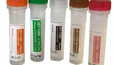 Blood Collection Tubes including the Vet-Tube range | Vetlab Supplies Ltd