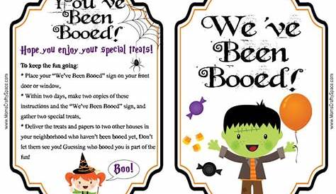 Free You've Been Booed Printables! - Happiness is Homemade