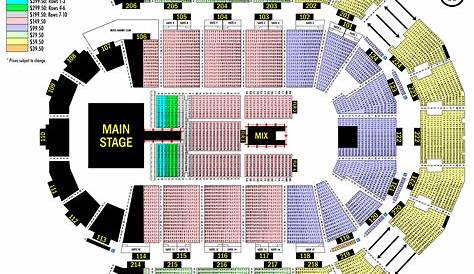 seating chart spokane arena