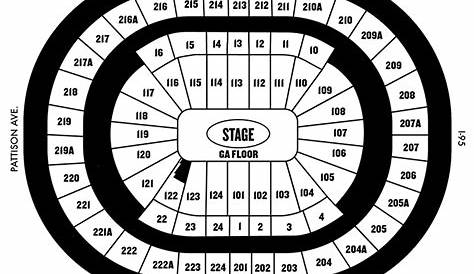 wells fargo seating chart concerts