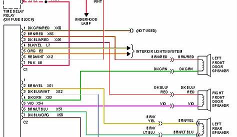 2001 durango radio wiring diagram
