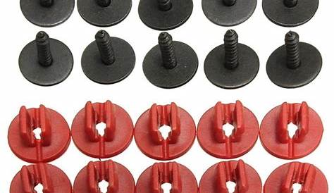 10pcs/set ENGINE UNDERTRAY COVER CLIPS SCREWS BOTTOM SHIELD GUARD FOR