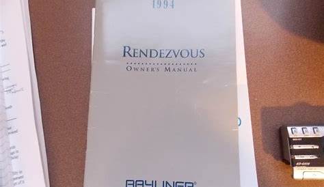 bayliner 1994 rendezvous owner manual