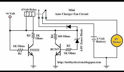 ac dc rechargeable fan circuit diagram