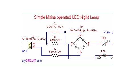Simple Mains operated LED Night Lamp