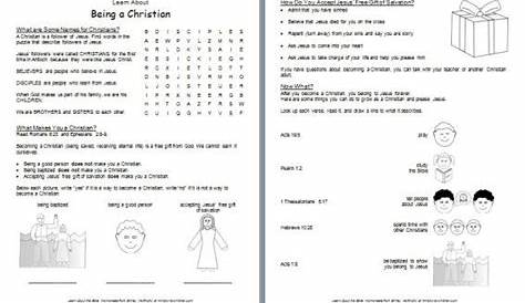 bible worksheets for youth ministry