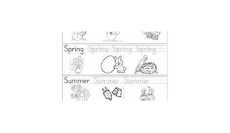 Pre-K and Kindergarten Seasons Review | Seasons lessons, Seasons