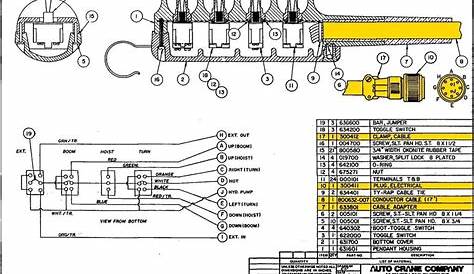 Auto Crane 10 Pin Pendant Cable | Titan Truck Equipment