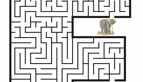 Free Printable Maze for Kids | Uppercase Letter E