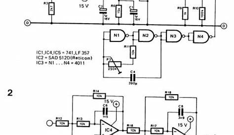 simple audio delay circuit diagram