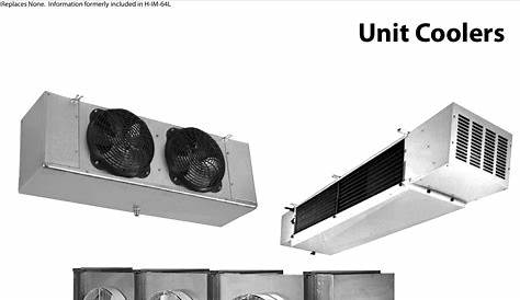 Heatcraft Refrigeration Products Unit Coolers H Im Uc Users Manual