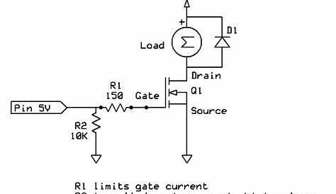 high side mosfet driver circuit diagram