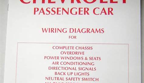 64 1964 CHEVY IMPALA ELECTRICAL WIRING DIAGRAM MANUAL - I-5 Classic Chevy