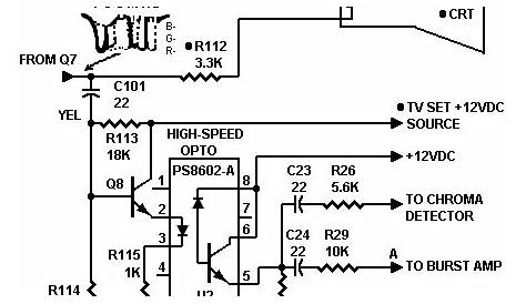 crt monitor circuit diagram