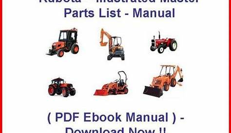 kubota tractor bx24 parts manual