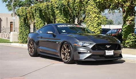 Ford Mustang S550 Grey with Satin Bronze Project 6GR TEN Aftermarket
