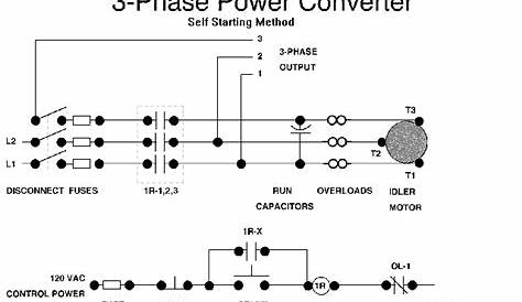 Single Phase to 3 Three Phase Converter Circuit Diagram