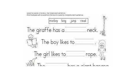 Reading Readiness Worksheet 6 | Kindergarten worksheets, Kindergarten