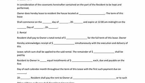 26 Free Commercial Lease Agreement Templates - Template Lab