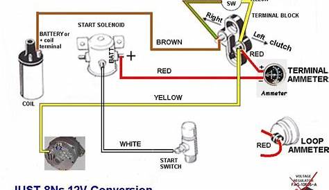 ford 9n wiring diagram 12 volt