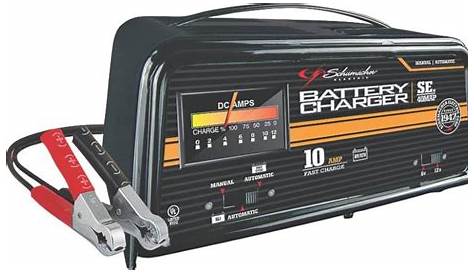 Schumacher SE40MAP Automatic/Manual Battery Charger, 6/12V, 10 Amp