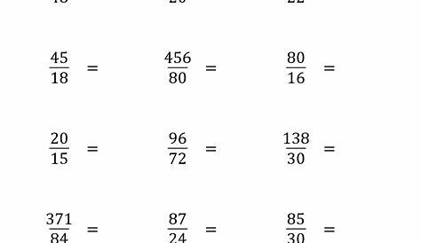12 Best Images of Simplifying Fractions Worksheets For Grade 5
