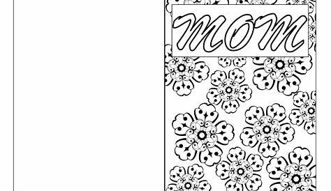 Mother’s Day Coloring Page Card DIY - Printables 4 Mom