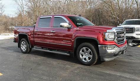 Used 2018 GMC Sierra 1500 SLT Crew Cab 4x4 Pickup LOADED Only 31k Miles For Sale ($39,800