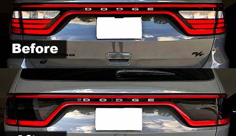 Crux Motorsports 2014 + Dodge Durango Full Tail Light Tint Overlays