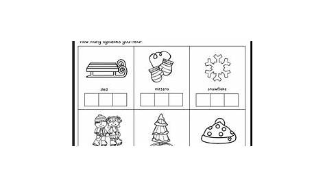 winter worksheet for kids