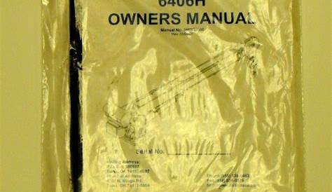 auto crane 6406h manual
